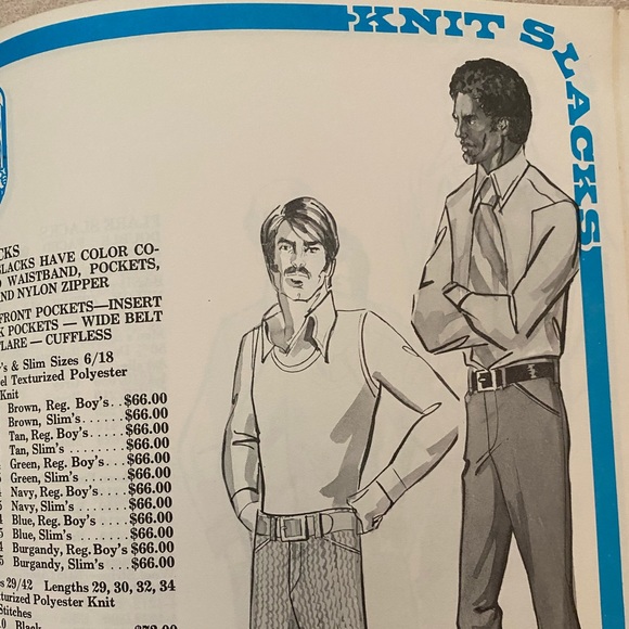 Vintage 1973 Mens Clothing Wholesale Catalog By Washington Manufacturing Co - Picture 7 of 12